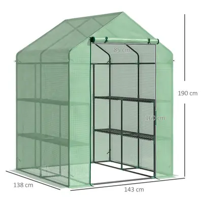 Serre de balcon 1,43 × 1,38 × 1,9 m, vue 5