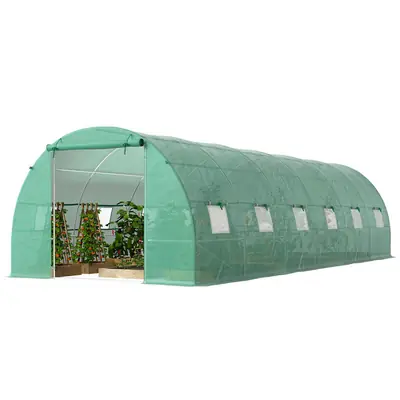 Serre tunnel 8 × 3 × 2 m, acier, vue 4