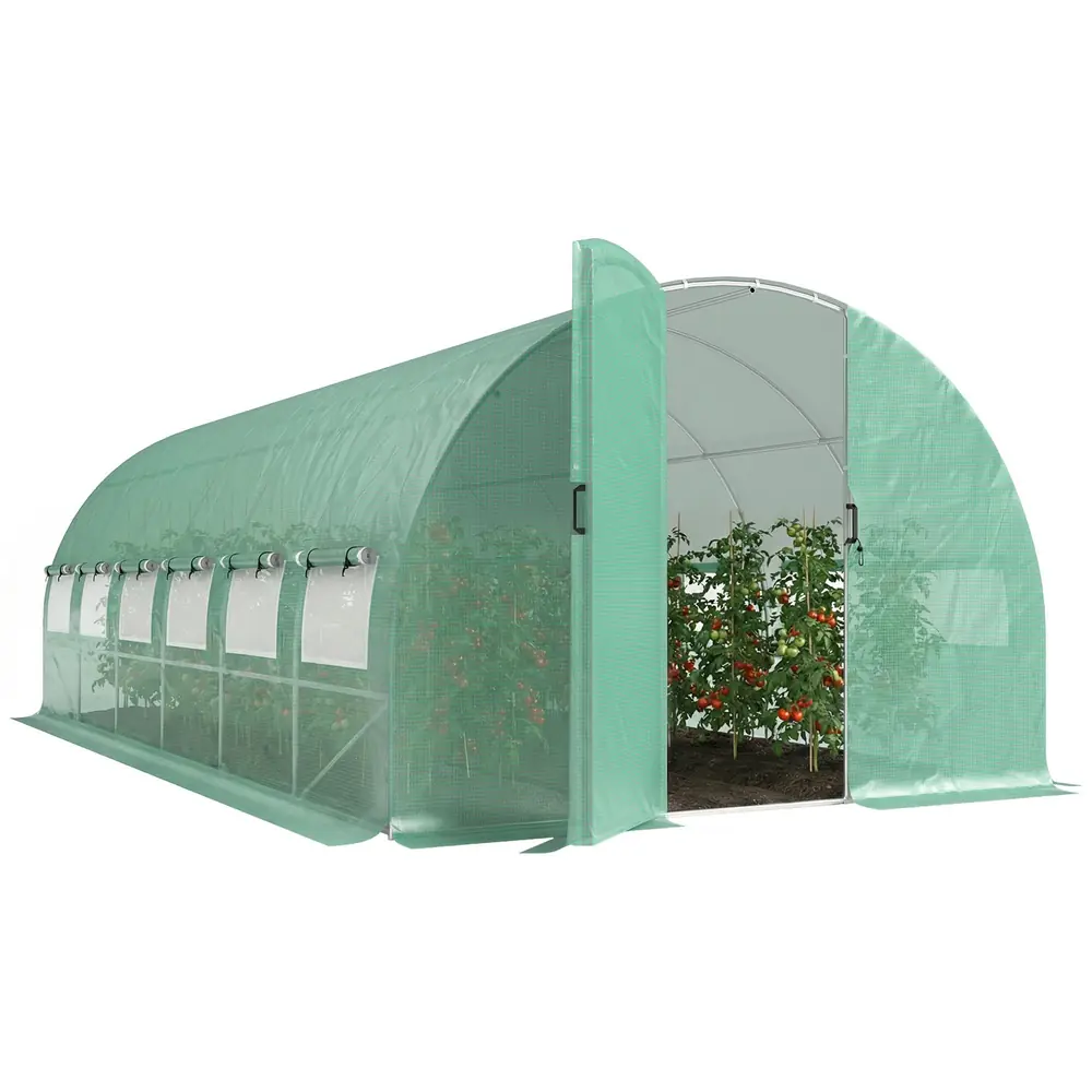 Serre tunnel 2,95 × 5,97 × 2 m, acier