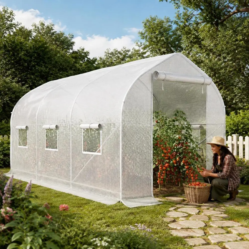 Serre tunnel 4 × 2 × 2 m