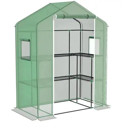 Serre de jardin 1,4 × 0,73 × 1,9 m, vue 5